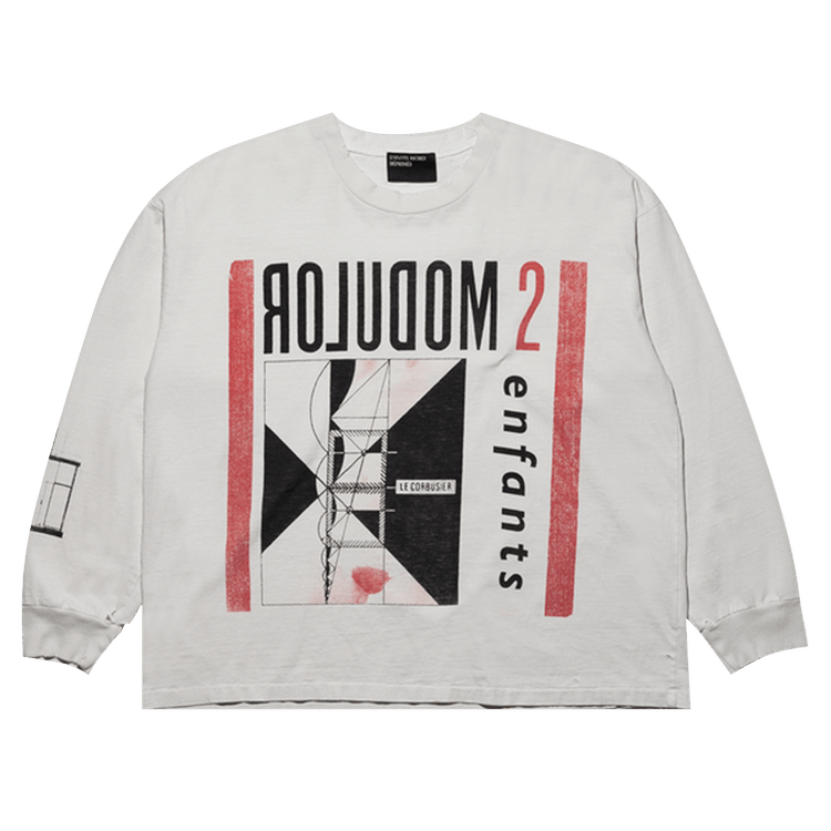 Enfants Riches Déprimés Modular Long-Sleeve T-Shirt "Vintage White"