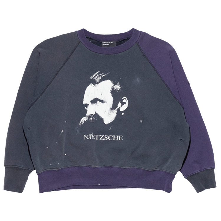 Enfants Riches Déprimés Nietzsche Raglan Sweatshirt "Black/Purple"