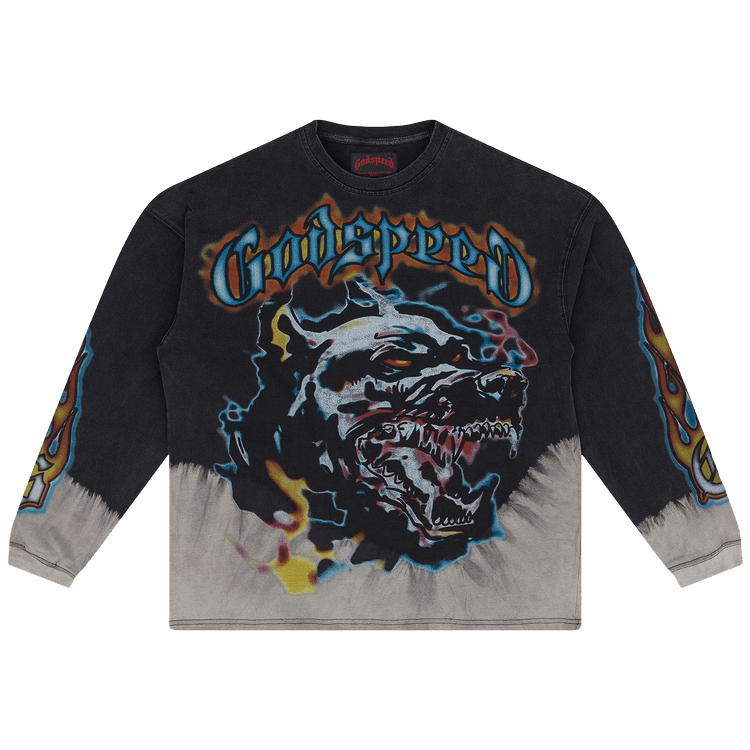 Godspeed Off The Leash Long-Sleeve Tee "Black"