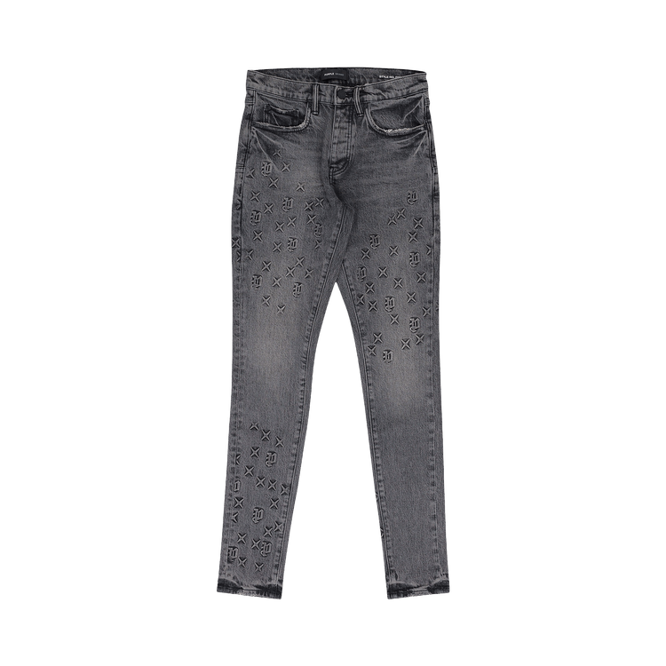 PURPLE BRAND Embossed P001 Denim "Grey"