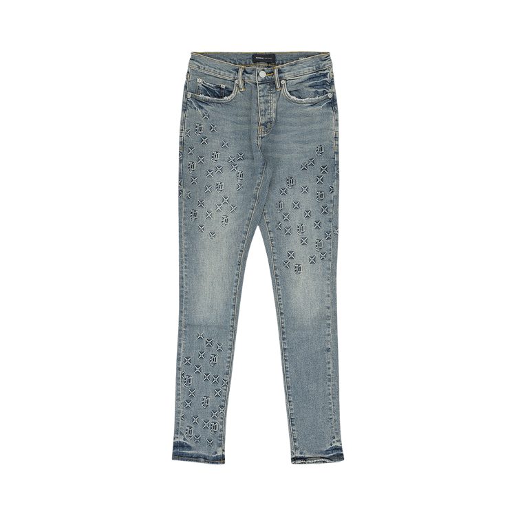 PURPLE BRAND Embossed P001 Denim "Blue"