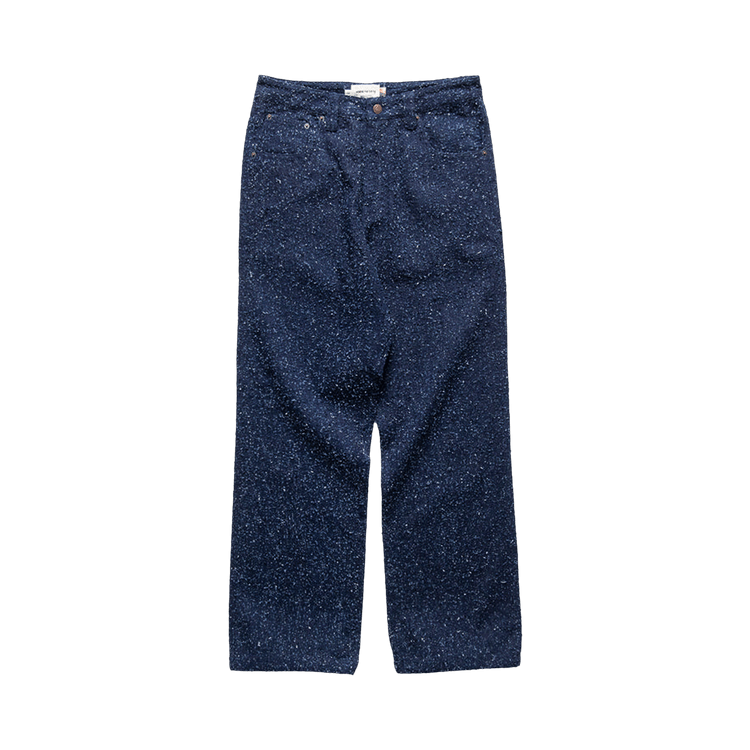 Honor The Gift Nep Yarn Wide Leg Pant "Blue"