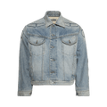 Satoshi Nakamoto Denim Moto Jacket "Blue Denim"