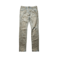 PURPLE BRAND Low Rise Skinny Leg Mud Jean "Tan"