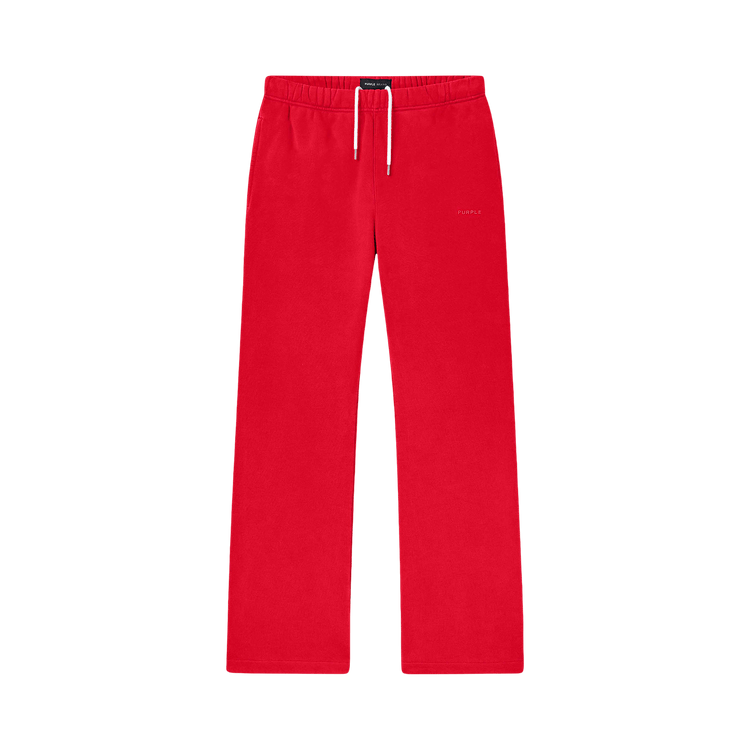 PURPLE BRAND Fleece Flared Pant "Red"