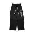 Satoshi Nakamoto Double Layer Studded Sweatpants "Black"