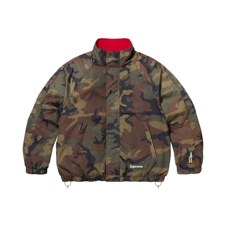 Supreme Polartec Reversible Track Jacket "Woodland Camo"
