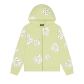 Denim Tears Rhinestone Cotton Wreath Zip Hoodie "Mint"