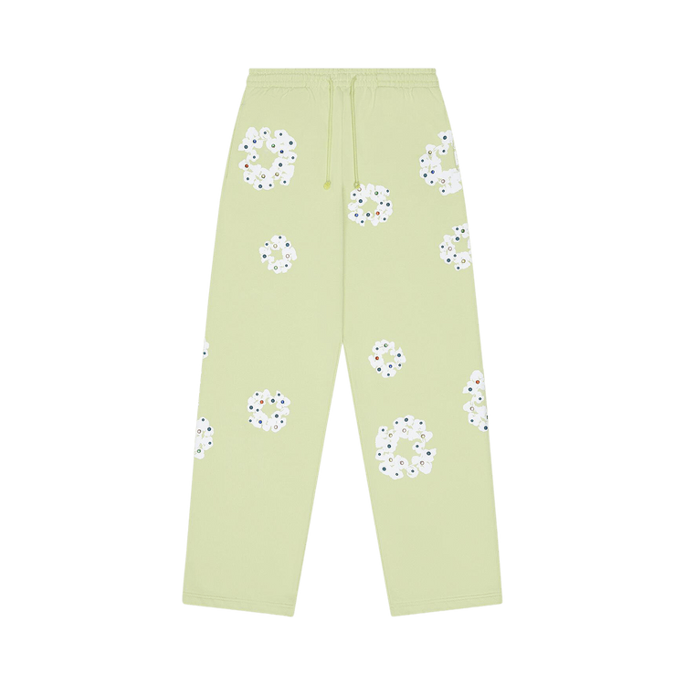 Denim Tears Rhinestone Cotton Wreath Sweatpants "Mint"
