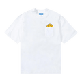 Market Smiley Peek-A-Boo Pocket T-Shirt "White"