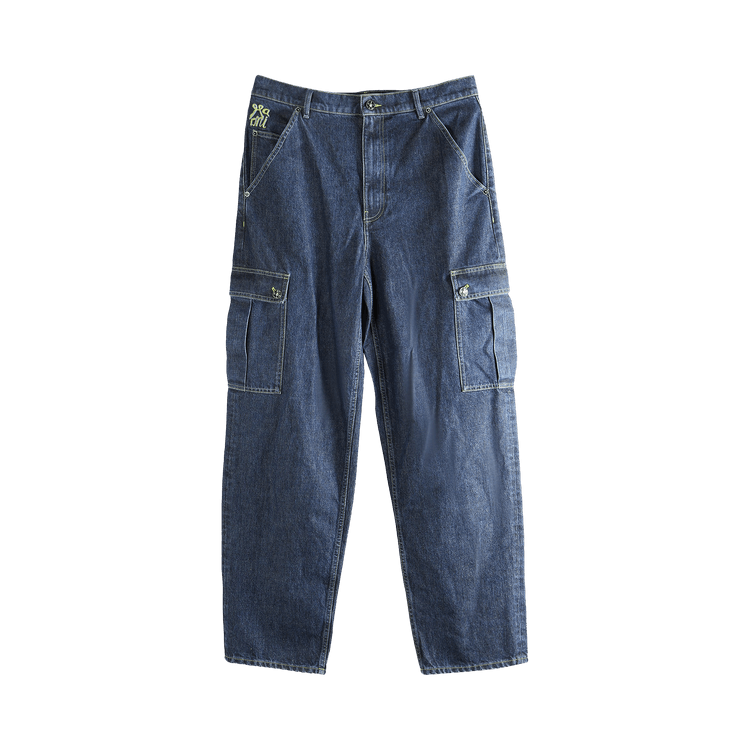 Marni Wide Leg Trousers "Dark Blue"