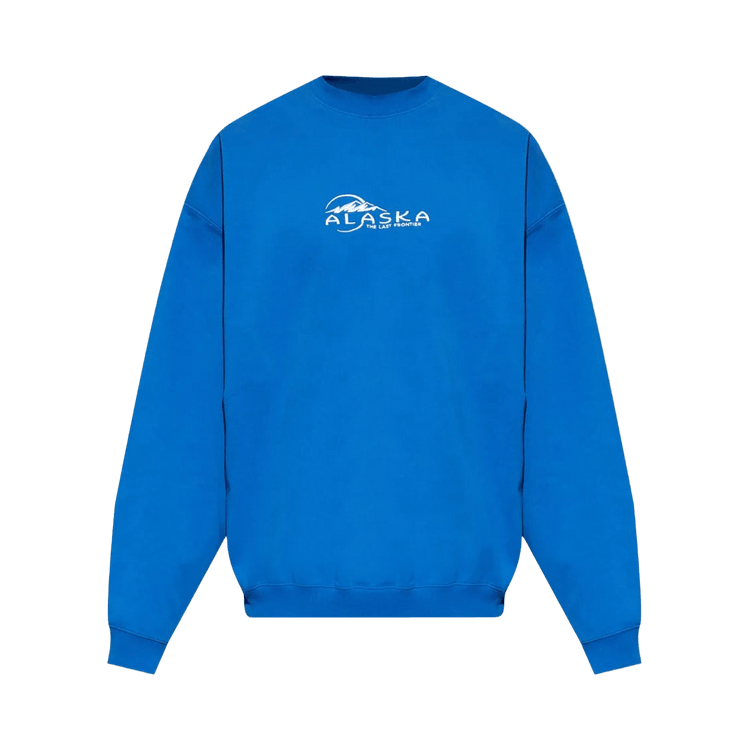 Vetements Alaska Tourist Sweatshirt "Blue"
