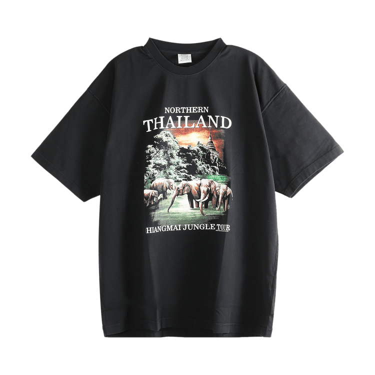 Vetements Thailand Tourist T-Shirt "Black"