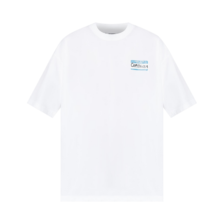 Vetements Sticker T-Shirt "White"