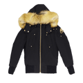 Moose Knuckles Sainte Flavie Bomber Jacket "Black/Gold"