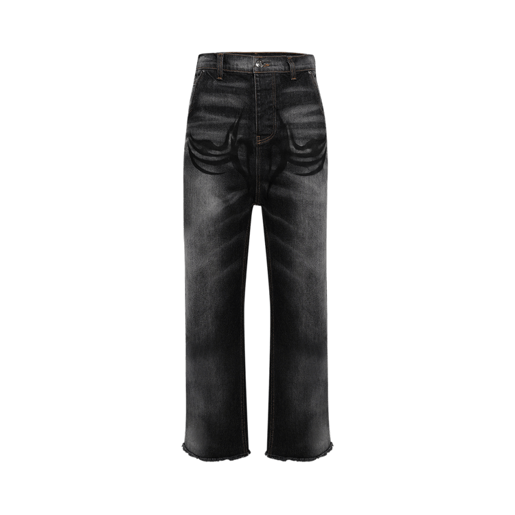 Hellstar Graffiti Denim "Black"