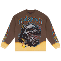 Godspeed Off The Leash Long-Sleeve T-Shirt "Brown"
