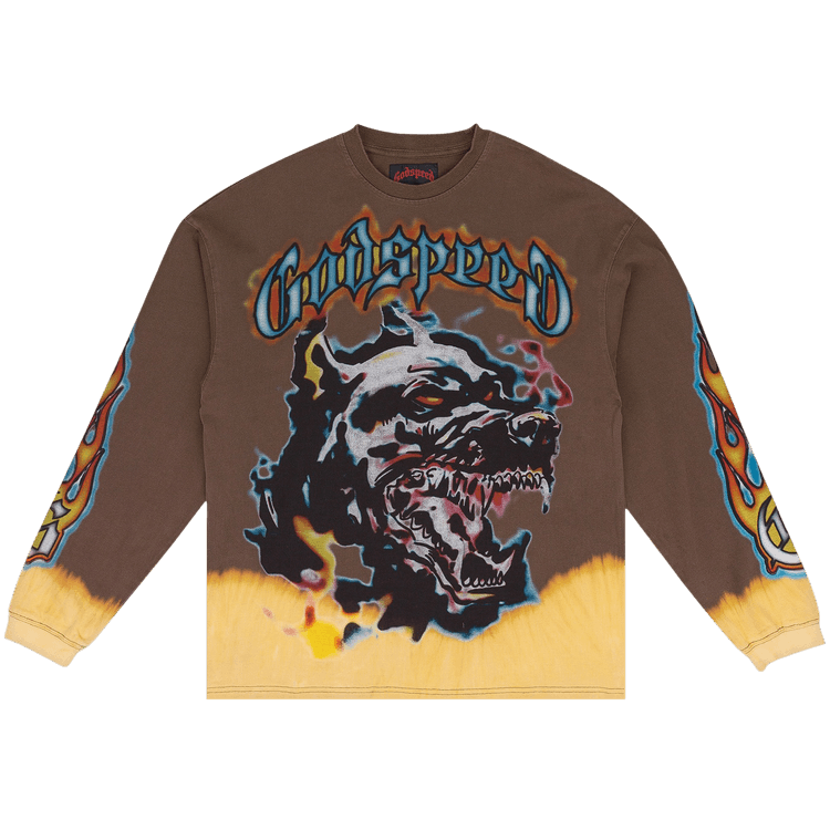 Godspeed Off The Leash Long-Sleeve T-Shirt "Brown"