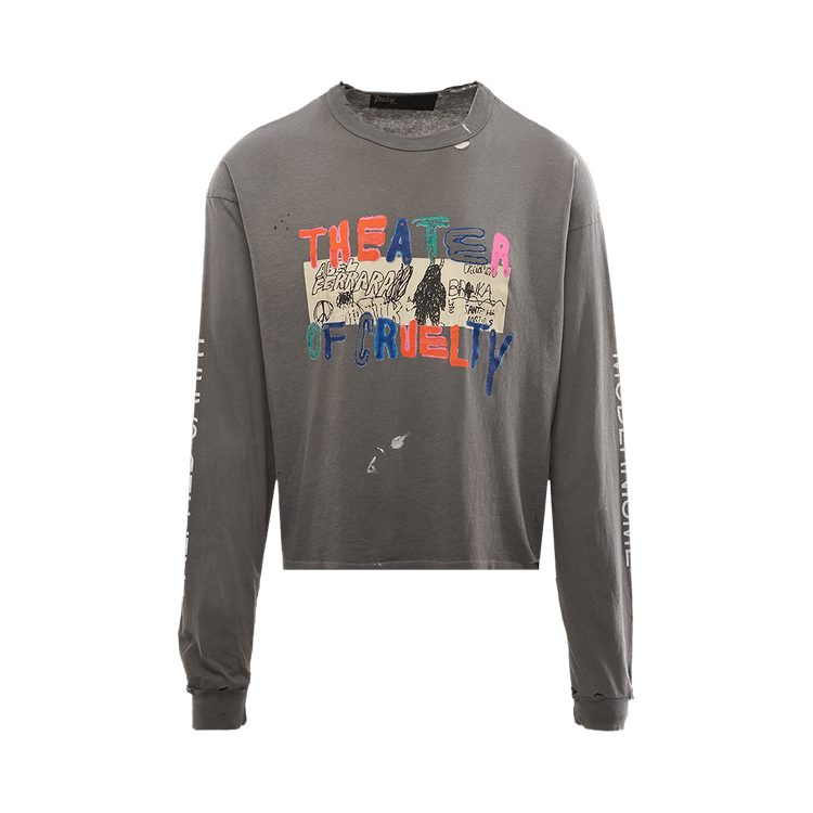 Paly Hollywood Theater Of Cruelty Long-Sleeve T-Shirt "Vintage Black"