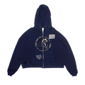 Paly Hollywood Treatment Center Zip Hoodie "Navy"