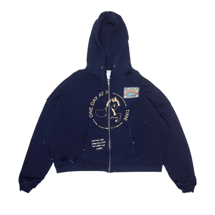 Paly Hollywood Treatment Center Zip Hoodie "Navy"