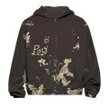 Paly Hollywood Been Amess Zip Hoodie "Brown"