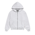 Stussy Raglan Zip Hoodie "Ash Heather"