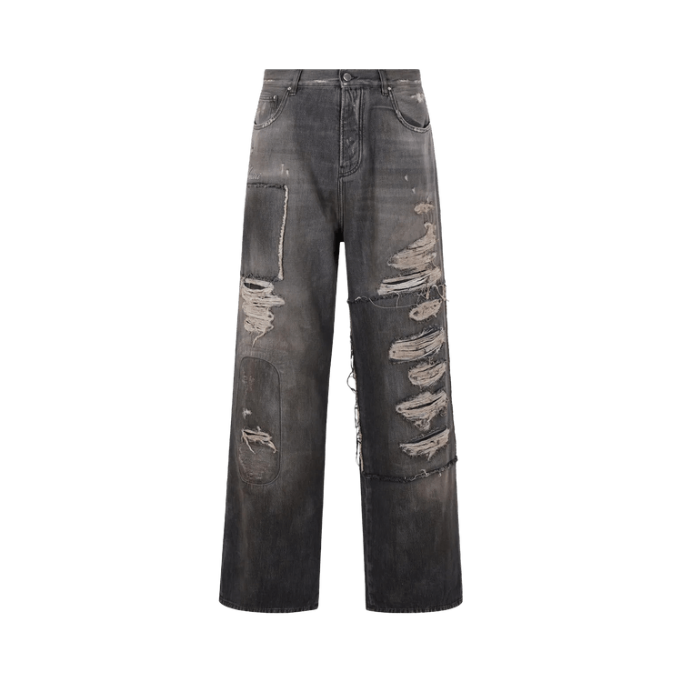 Amiri Carpenter Repaired Baggy Jean "Crafted Black"