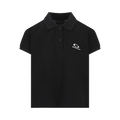 Balenciaga Short-Sleeve Polo T-Shirt "Black/White"