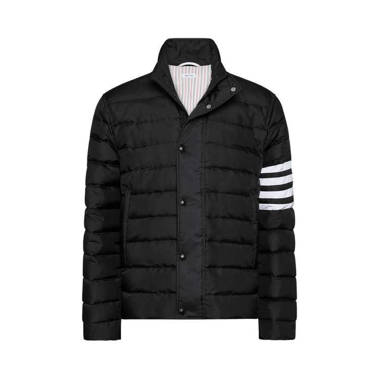 Thom Browne Lightweight Downfill 4 Bar Jacket "Black"