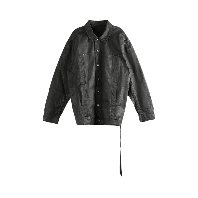 Rick Owens DRKSHDW Giacca In Denim Jumbo Worker Coat "Black"