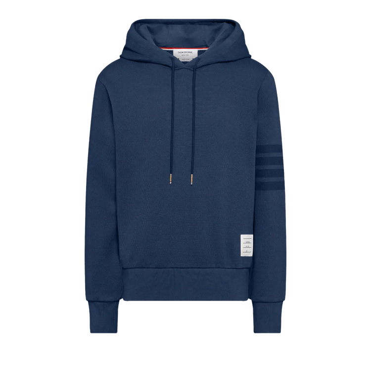 Thom Browne Overdyed Long-Sleeve Hoodie Pullover "Navy"
