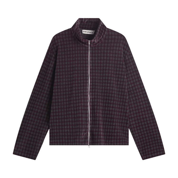 Our Legacy Shrunken Full Zip Jacket "Bordeaux"