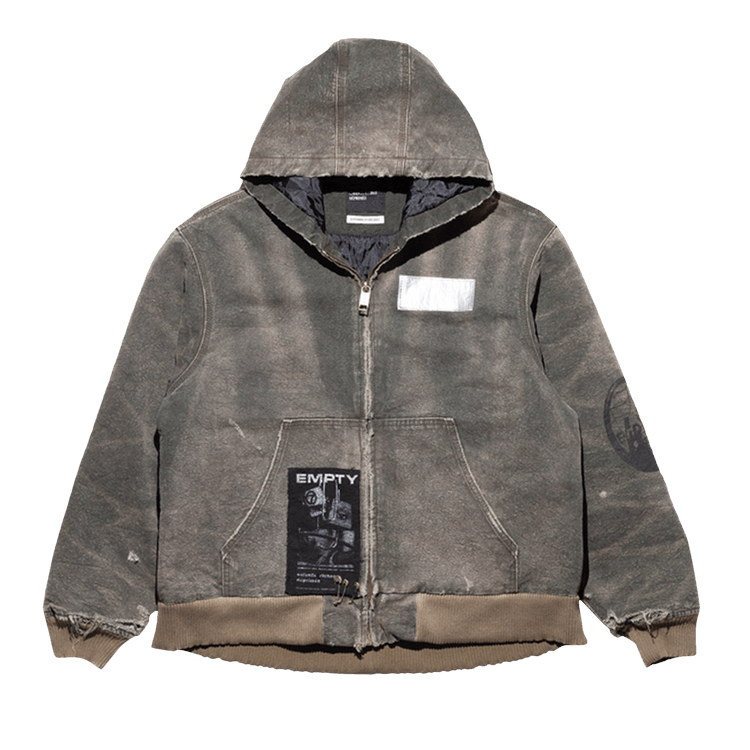 Enfants Riches Déprimés War Started Hooded Work Jacket  "Crust Olive"
