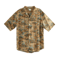 Saint Laurent Chemise Boxy Shirt "Multico Taupe/Khaki"