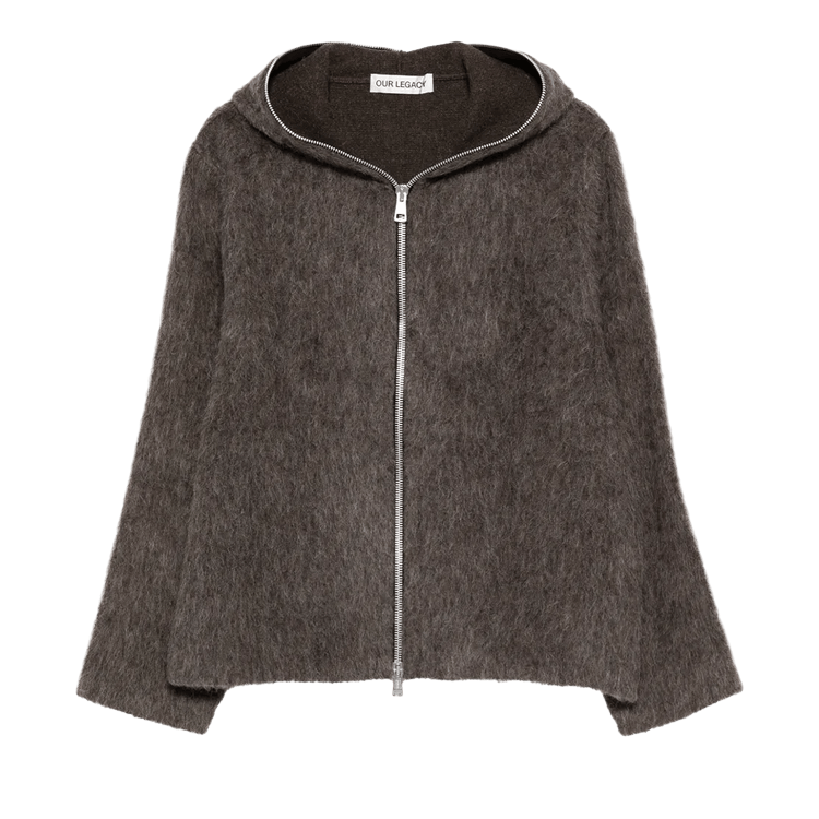 Our Legacy Full Zip Hood "Mole Grey"