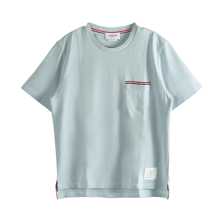 Thom Browne Short-Sleeve Tee "Light Blue"