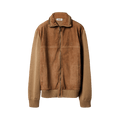 Miu Miu Leather Zipped Cardigan "Camel/Cinnamon"
