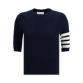 Thom Browne Classic Fit Short-Sleeve Tee "Navy"