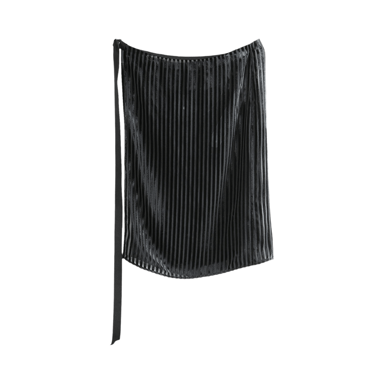 Ann Demeulemeester Gerhard Knee Length Apron "Black"