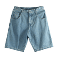 Vetements Biker Cross Hip-Hop Denim Shorts "Vintage Mid Blue"