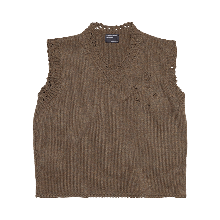 Enfants Riches Déprimés Distressed Sweater Vest "Underwood Melange"