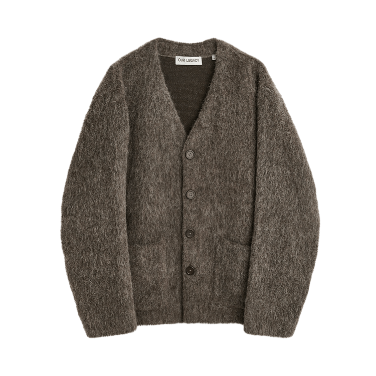 Our Legacy Cardigan "Mole Grey Hairy Wool"