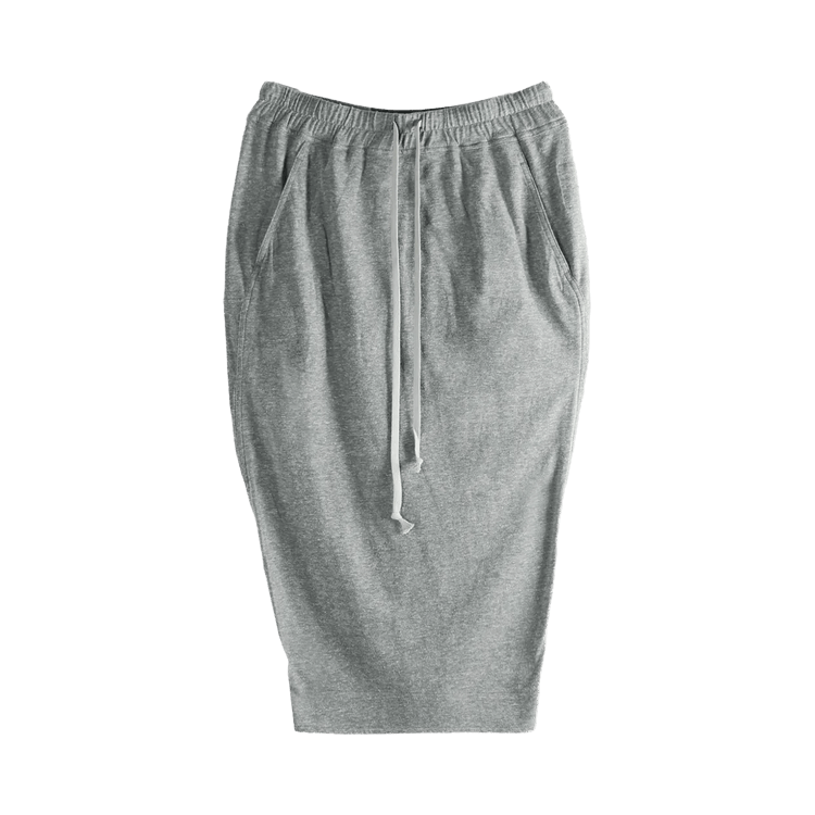 Rick Owens DRKSHDW Gonna Pull On Pillar Skirt "Grey Melange"