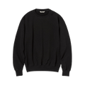 Auralee Smooth Soft BD Sweatshirt "Black"