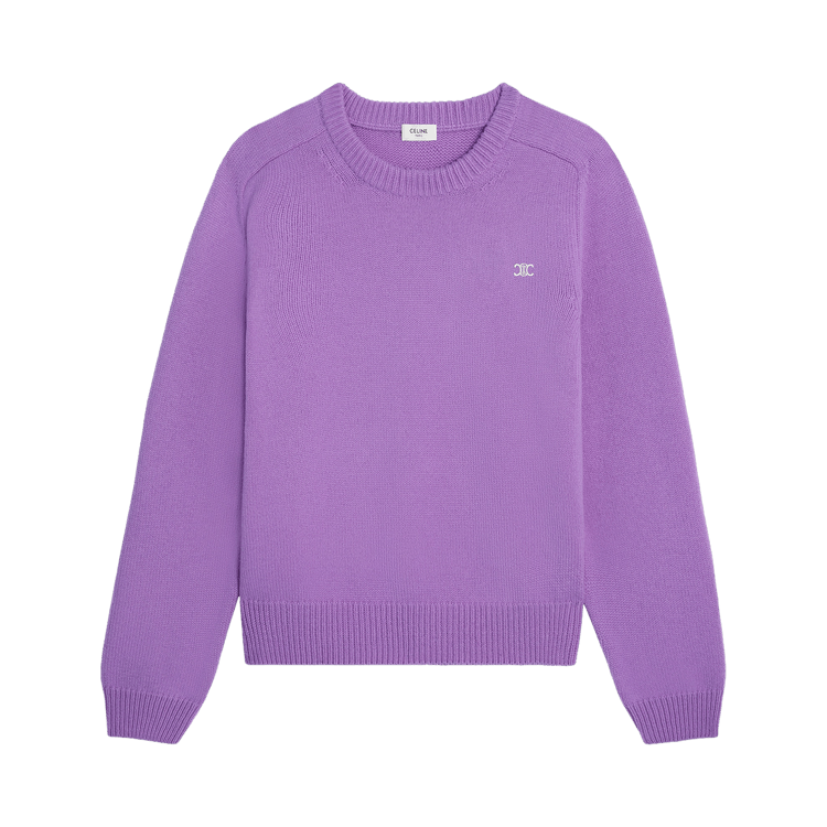CELINE Crewneck Sweater "Lilac"