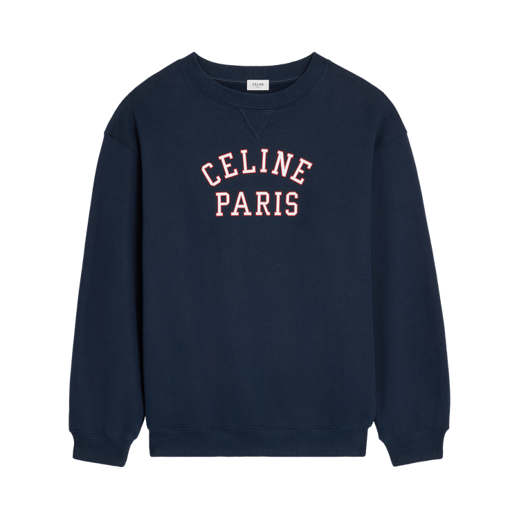 CELINE Relaxed Sweatshirt "Navy/Red/White"