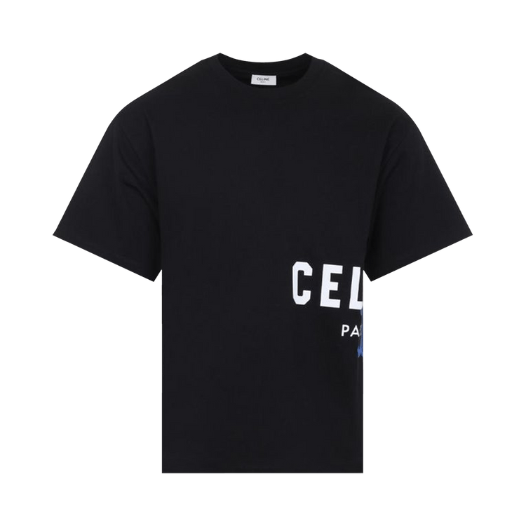 CELINE Relaxed T-Shirt "Black/White/Blue"