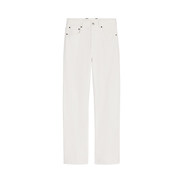 CELINE Boyfriend Jeans 001 "White Heavy Stone Wash"
