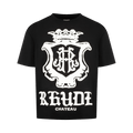 Rhude Oversized Chateau Crest Tee "Black/White"